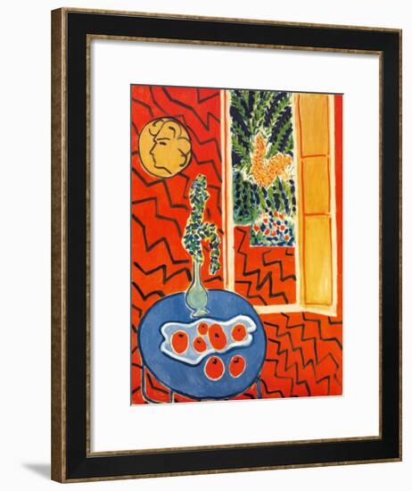 Red Interior, Still Life on Blue Table, c.1947-Henri Matisse-Framed Art Print