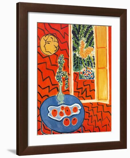 Red Interior, Still Life on Blue Table, c.1947-Henri Matisse-Framed Art Print