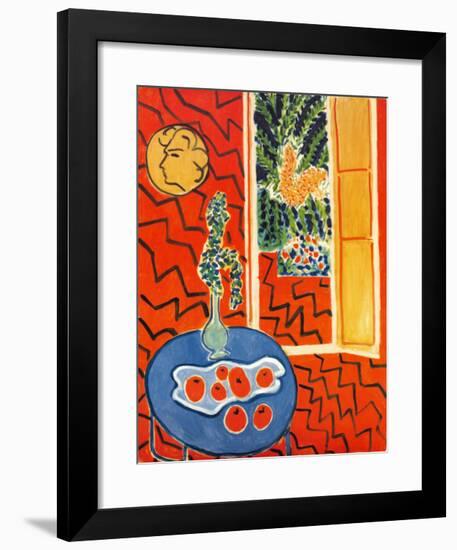 Red Interior, Still Life on Blue Table, c.1947-Henri Matisse-Framed Art Print