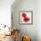 Red IV-Amy Melious-Framed Art Print displayed on a wall