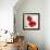 Red IV-Amy Melious-Framed Art Print displayed on a wall