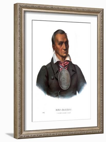 Red Jacket, a Seneca War Chief-Charles Bird King-Framed Giclee Print