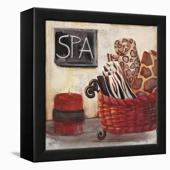 Red Jungle Spa I-Hakimipour-ritter-Framed Stretched Canvas