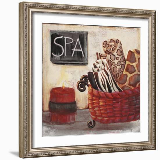 Red Jungle Spa I-Hakimipour-ritter-Framed Art Print