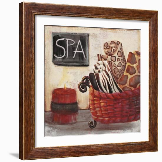 Red Jungle Spa I-Hakimipour-ritter-Framed Art Print