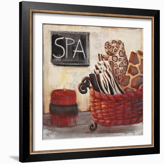 Red Jungle Spa I-Hakimipour-ritter-Framed Art Print