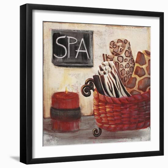 Red Jungle Spa I-Hakimipour-ritter-Framed Art Print