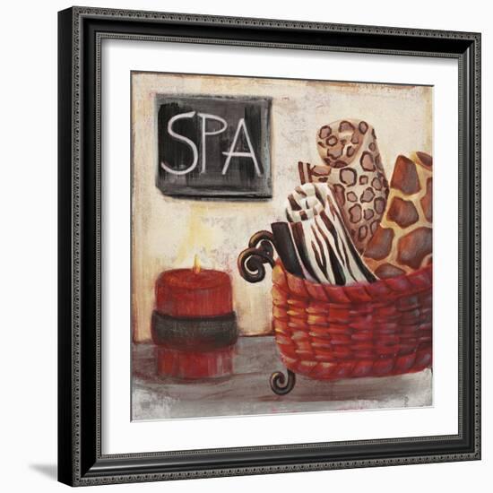 Red Jungle Spa I-Hakimipour-ritter-Framed Art Print