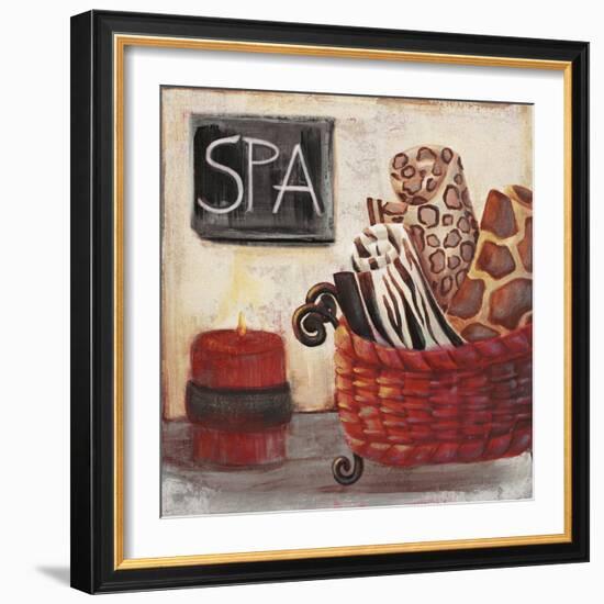 Red Jungle Spa I-Hakimipour-ritter-Framed Art Print