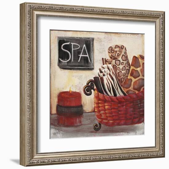 Red Jungle Spa I-Hakimipour-ritter-Framed Art Print