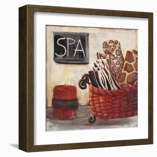 Red Jungle Spa I-Hakimipour-ritter-Framed Art Print