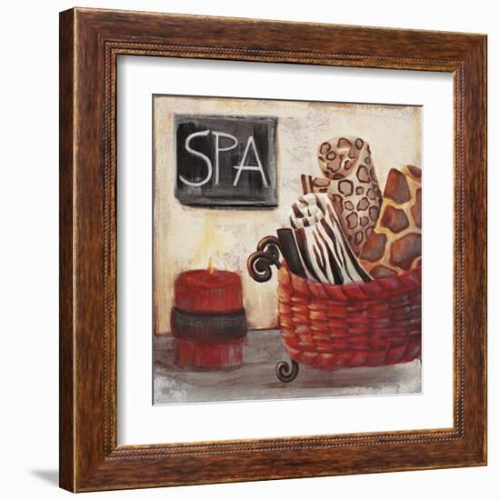 Red Jungle Spa I-Hakimipour-ritter-Framed Art Print