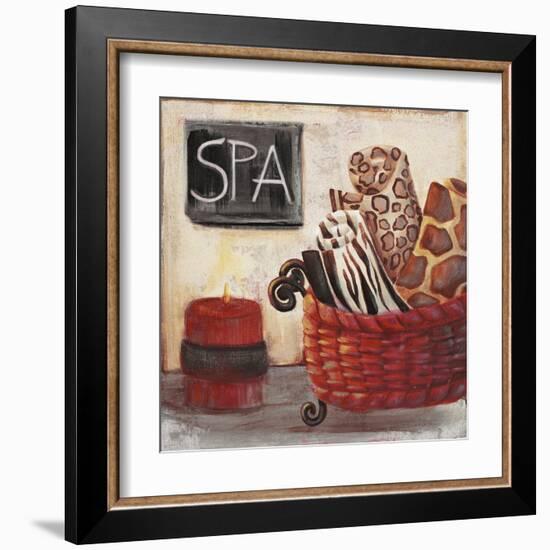 Red Jungle Spa I-Hakimipour-ritter-Framed Art Print