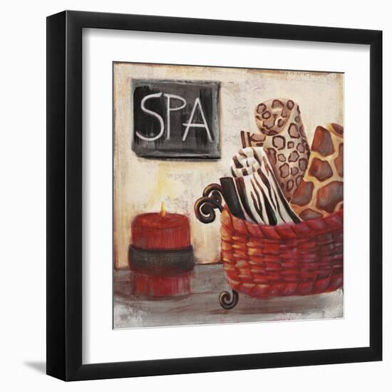 Red Jungle Spa I-Hakimipour-ritter-Framed Art Print