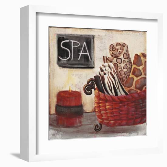 Red Jungle Spa I-Hakimipour-ritter-Framed Art Print