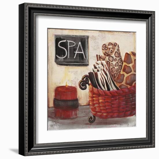 Red Jungle Spa I-Hakimipour-ritter-Framed Art Print