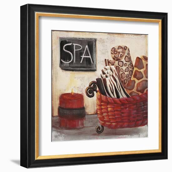 Red Jungle Spa I-Hakimipour-ritter-Framed Art Print