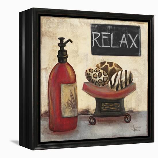 Red Jungle Spa II-Hakimipour-ritter-Framed Stretched Canvas