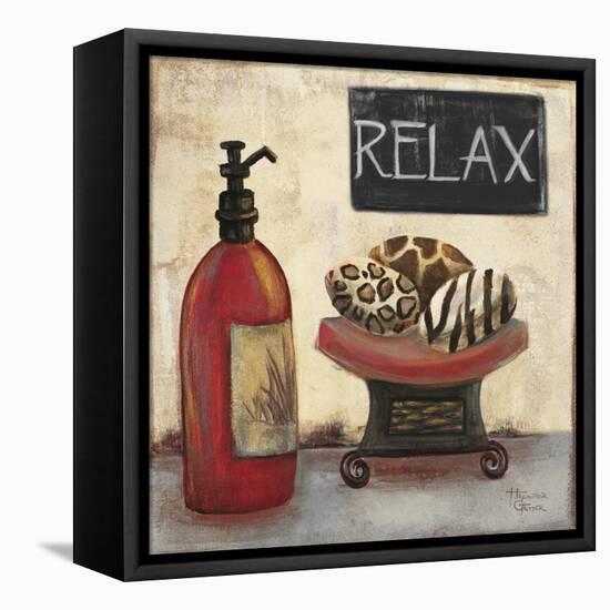 Red Jungle Spa II-Hakimipour-ritter-Framed Stretched Canvas