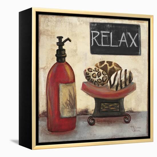Red Jungle Spa II-Hakimipour-ritter-Framed Stretched Canvas