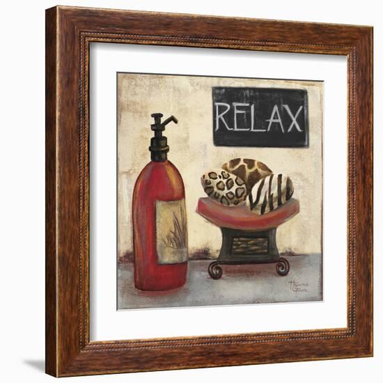 Red Jungle Spa II-Hakimipour-ritter-Framed Art Print