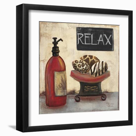 Red Jungle Spa II-Hakimipour-ritter-Framed Art Print