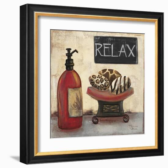 Red Jungle Spa II-Hakimipour-ritter-Framed Art Print