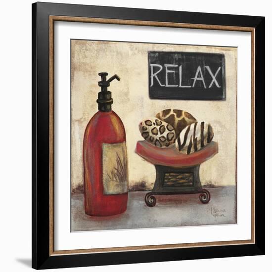 Red Jungle Spa II-Hakimipour-ritter-Framed Art Print