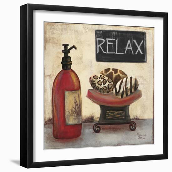 Red Jungle Spa II-Hakimipour-ritter-Framed Art Print