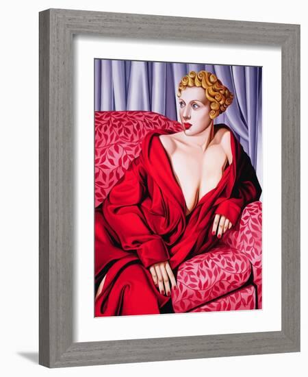 Red Kimono, 2001-Catherine Abel-Framed Giclee Print