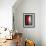 Red Kiss Reflection-Felix Podgurski-Framed Art Print displayed on a wall