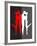 Red Kiss Reflection-Felix Podgurski-Framed Art Print