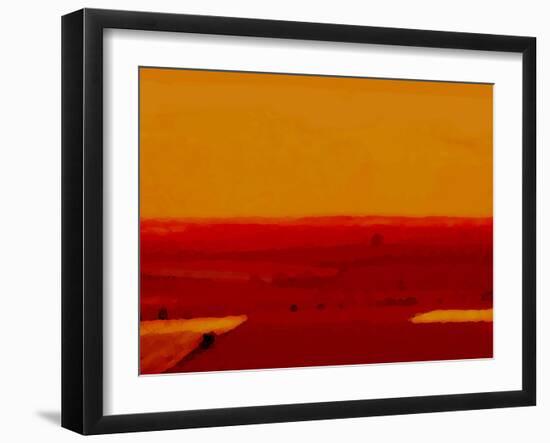 Red Land-Kenny Primmer-Framed Art Print