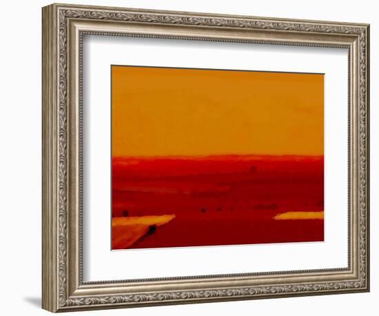 Red Land-Kenny Primmer-Framed Art Print