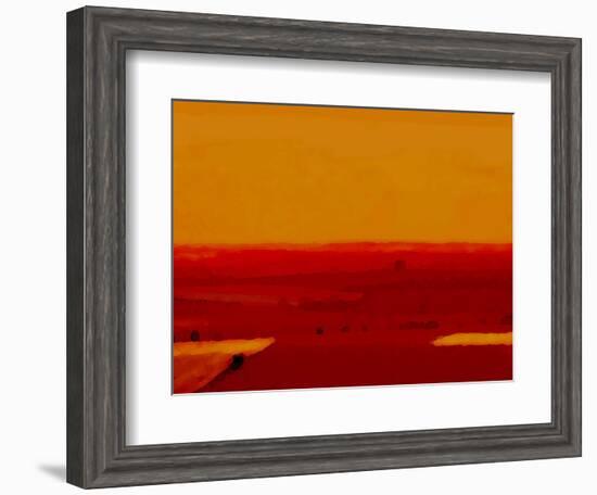 Red Land-Kenny Primmer-Framed Art Print