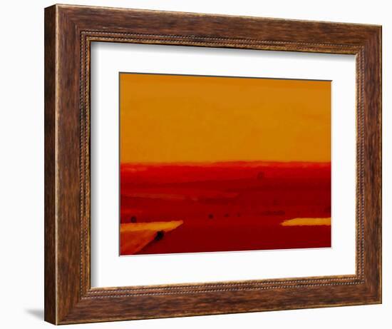 Red Land-Kenny Primmer-Framed Art Print