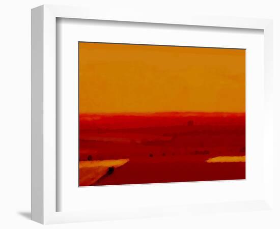 Red Land-Kenny Primmer-Framed Art Print