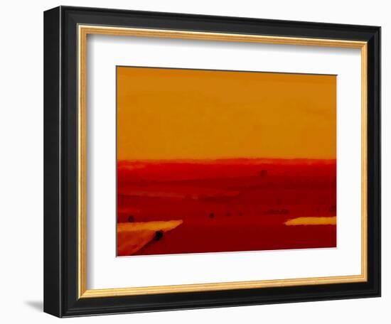 Red Land-Kenny Primmer-Framed Art Print