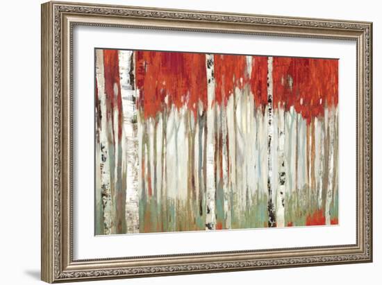 Red Landscape-Allison Pearce-Framed Art Print