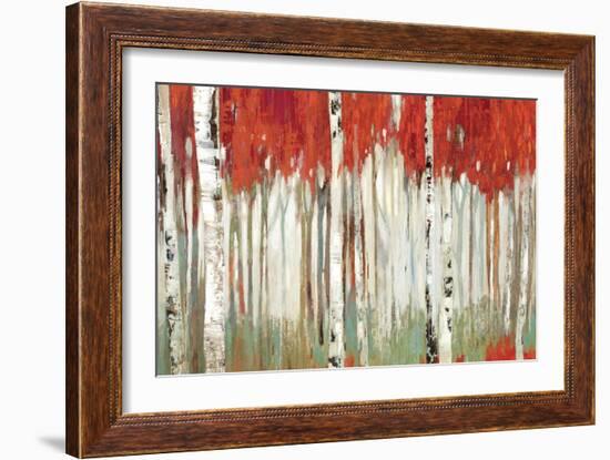 Red Landscape-Allison Pearce-Framed Art Print