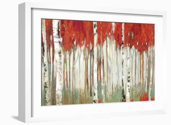 Red Landscape-Allison Pearce-Framed Art Print