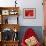 Red Lanterns at Temple, Taichung, Taiwan-Ian Trower-Framed Photographic Print displayed on a wall