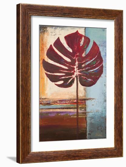 Red Leaves I-Patricia Pinto-Framed Premium Giclee Print
