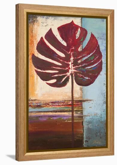 Red Leaves I-Patricia Pinto-Framed Stretched Canvas