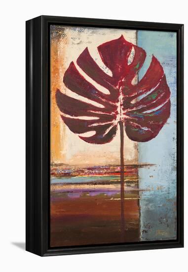 Red Leaves I-Patricia Pinto-Framed Stretched Canvas