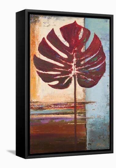 Red Leaves I-Patricia Pinto-Framed Stretched Canvas