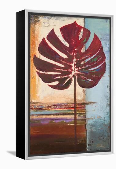 Red Leaves I-Patricia Pinto-Framed Stretched Canvas