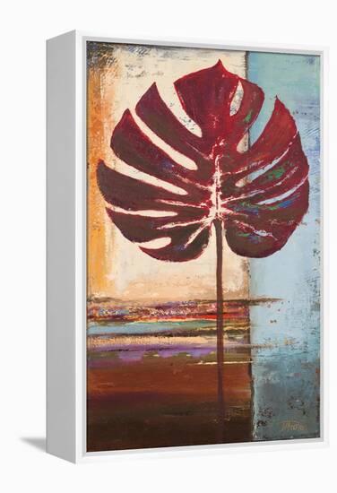 Red Leaves I-Patricia Pinto-Framed Stretched Canvas