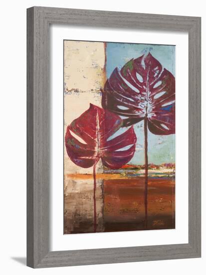 Red Leaves II-Patricia Pinto-Framed Premium Giclee Print