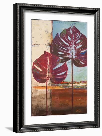 Red Leaves II-Patricia Pinto-Framed Premium Giclee Print